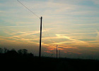 Streifen am Himmel �ber Ostfriesland